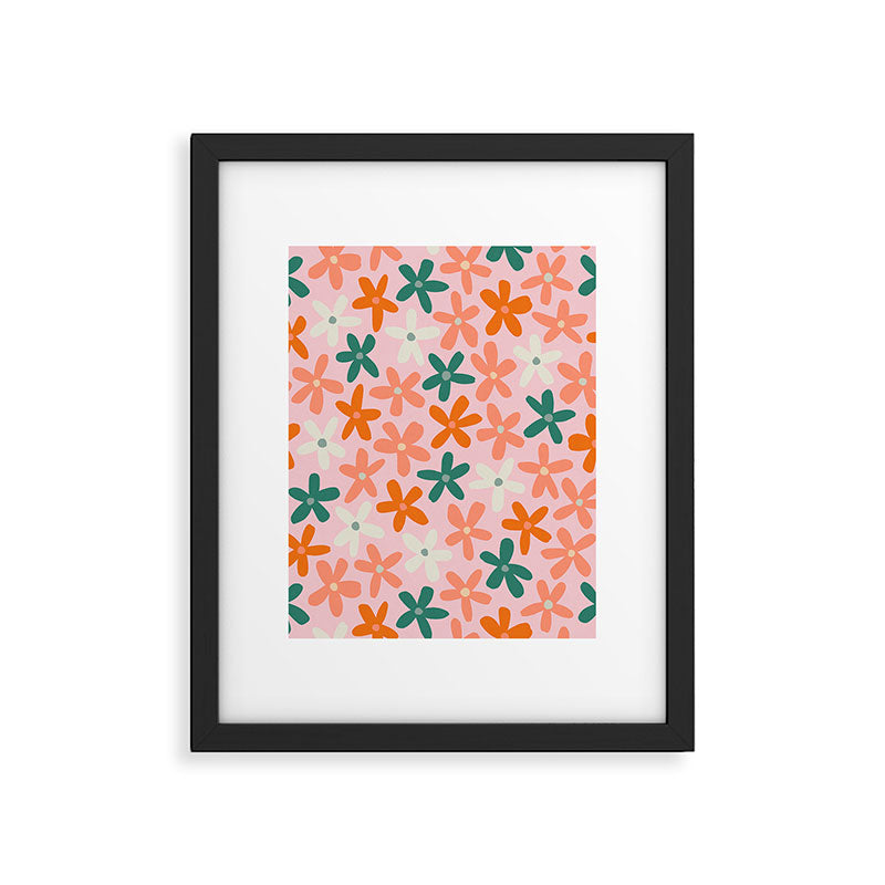 Tiny Flower Pattern #3 Framed Art Print Gallery Image 4