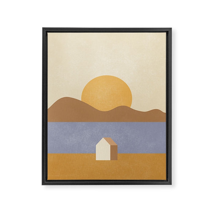 Tiny House #4 Framed Canvas Print Gallery Image 1