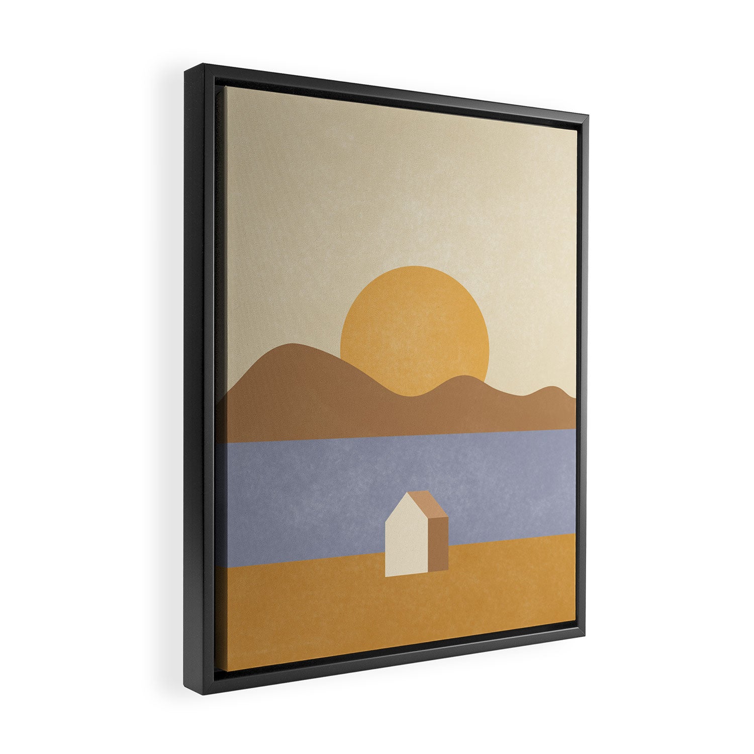 Tiny House #4 Framed Canvas Print Gallery Image 2