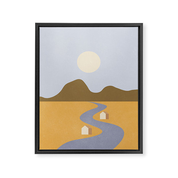 Tiny House #5 Framed Canvas Print Gallery Image 1