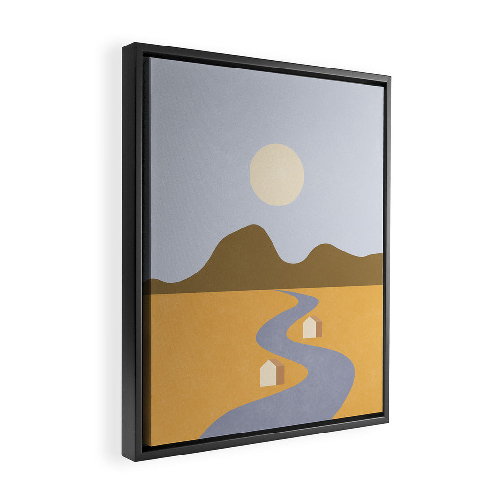 Tiny House #5 Framed Canvas Print Gallery Image 2