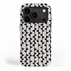 Triangles / Black & White Pattern iPhone Case Gallery Image 1