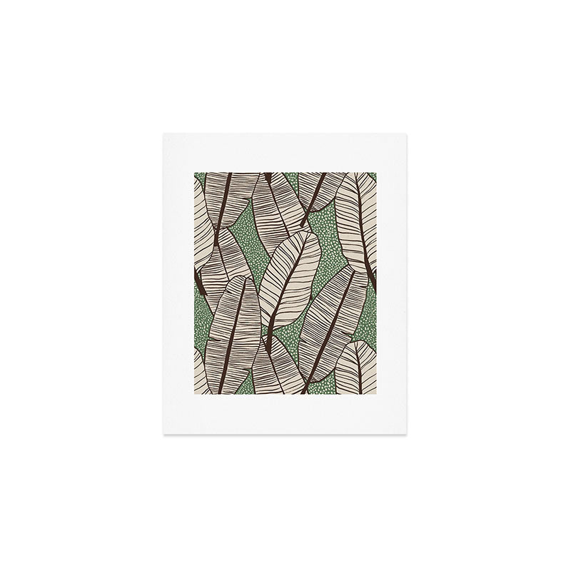 Banana Leaves Art Print Gallery Image 1