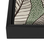 Banana Leaves Framed Canvas Print Gallery Image 2