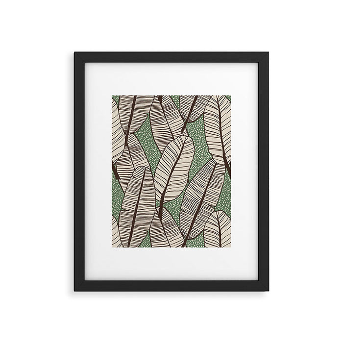 Banana Leaves Framed Art Print Gallery Image 1