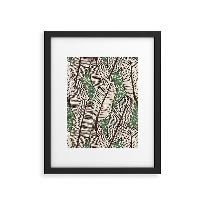 Banana Leaves Framed Art Print Gallery Image 4