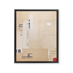 Two Circles Framed Canvas Print Gallery Image 6