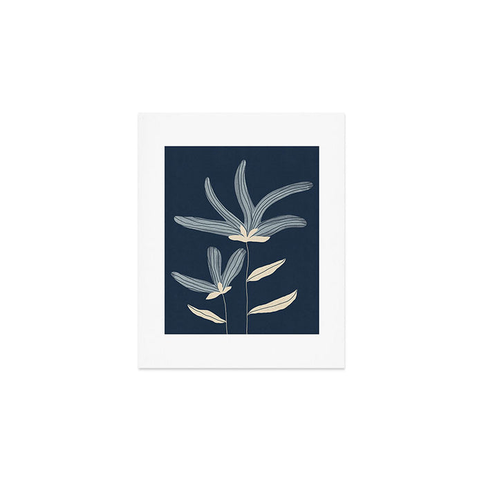 Two Flowers Art Print Gallery Image 1