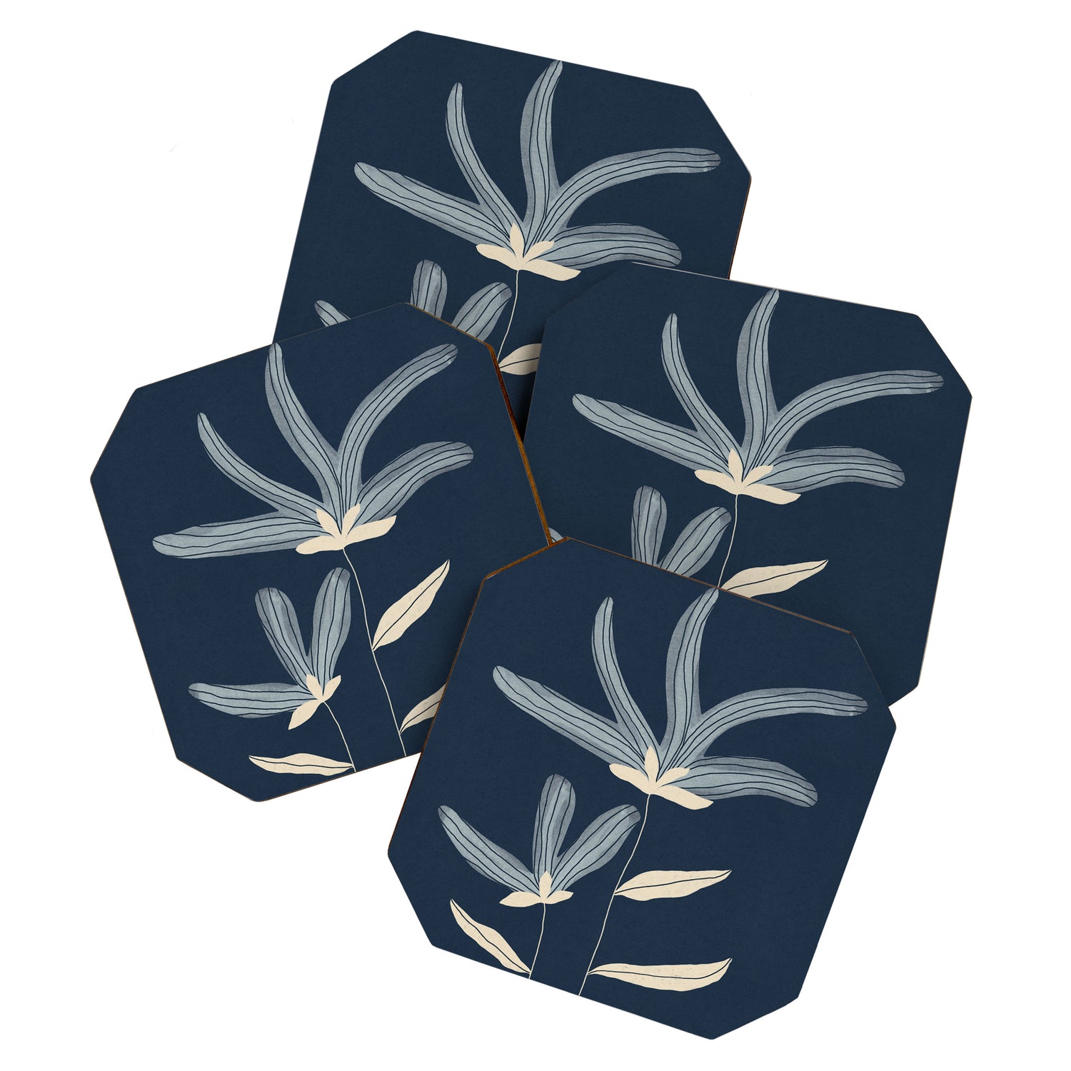 Two Flowers Coaster Gallery Image 1