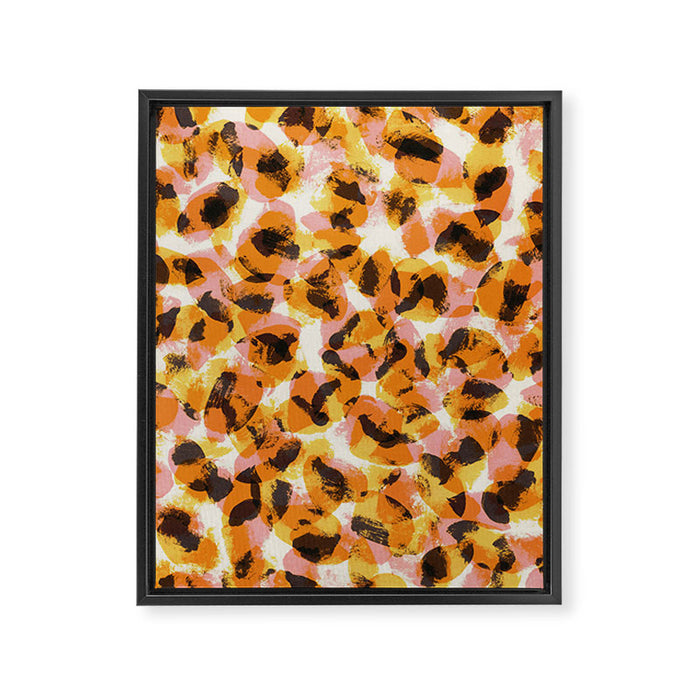 Vibrant Brush Strokes #1 Framed Canvas Print Gallery Image 1