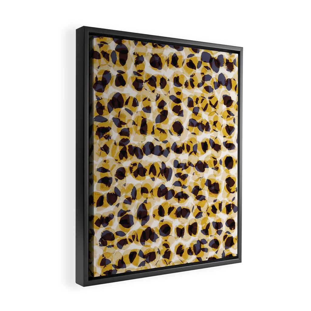 Vibrant Brush Strokes #2 Framed Canvas Print Gallery Image 2