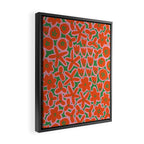 Vibrant Summer Pattern #1 Framed Canvas Print Gallery Image 2