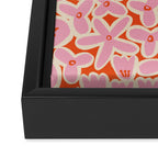Vibrant Summer Pattern #2 Framed Canvas Print Gallery Image 3