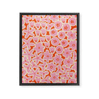 Vibrant Summer Pattern #2 Framed Canvas Print Gallery Image 6