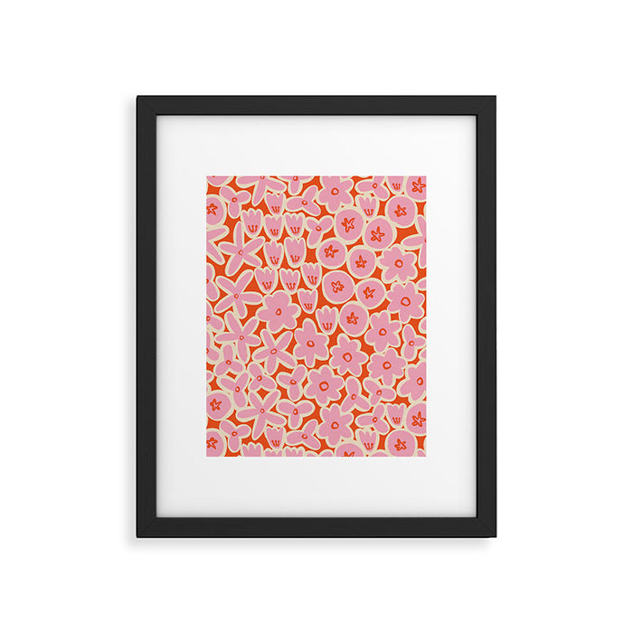 Vibrant Summer Pattern #2 Framed Art Print Gallery Image 1