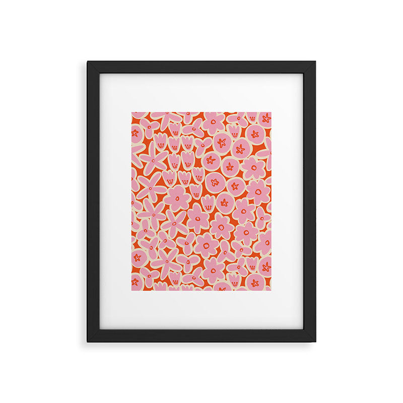 Vibrant Summer Pattern #2 Framed Art Print Gallery Image 5