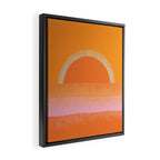 Warm Sunset Framed Canvas Print Gallery Image 2
