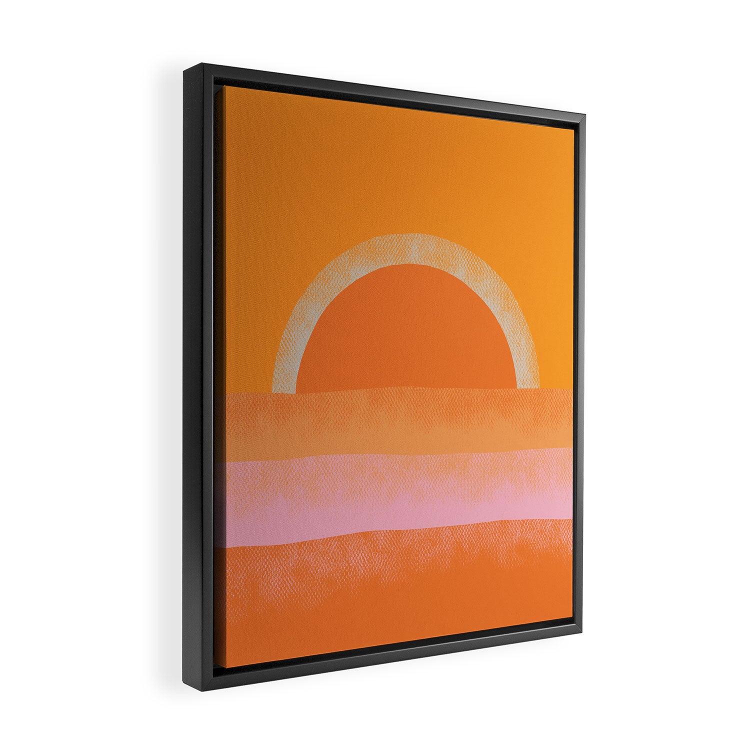 Warm Sunset Framed Canvas Print Gallery Image 2