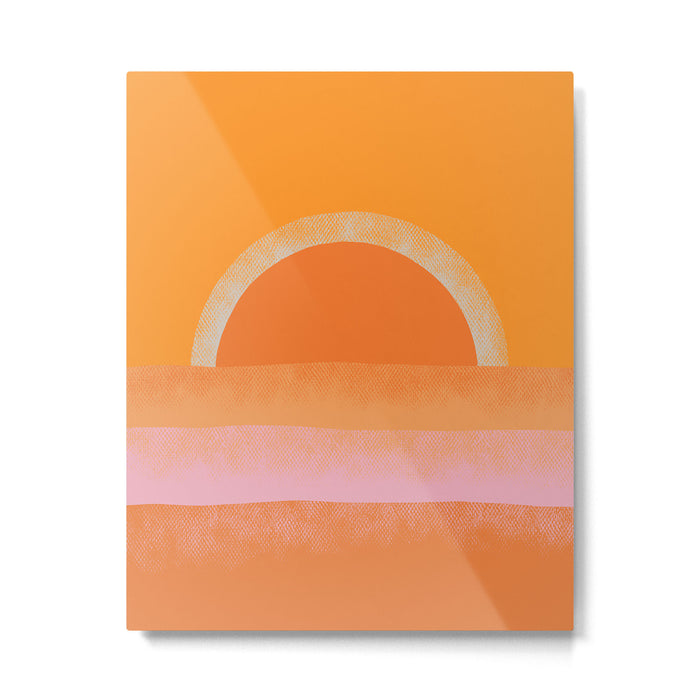 Warm Sunset Metal Print Gallery Image 1