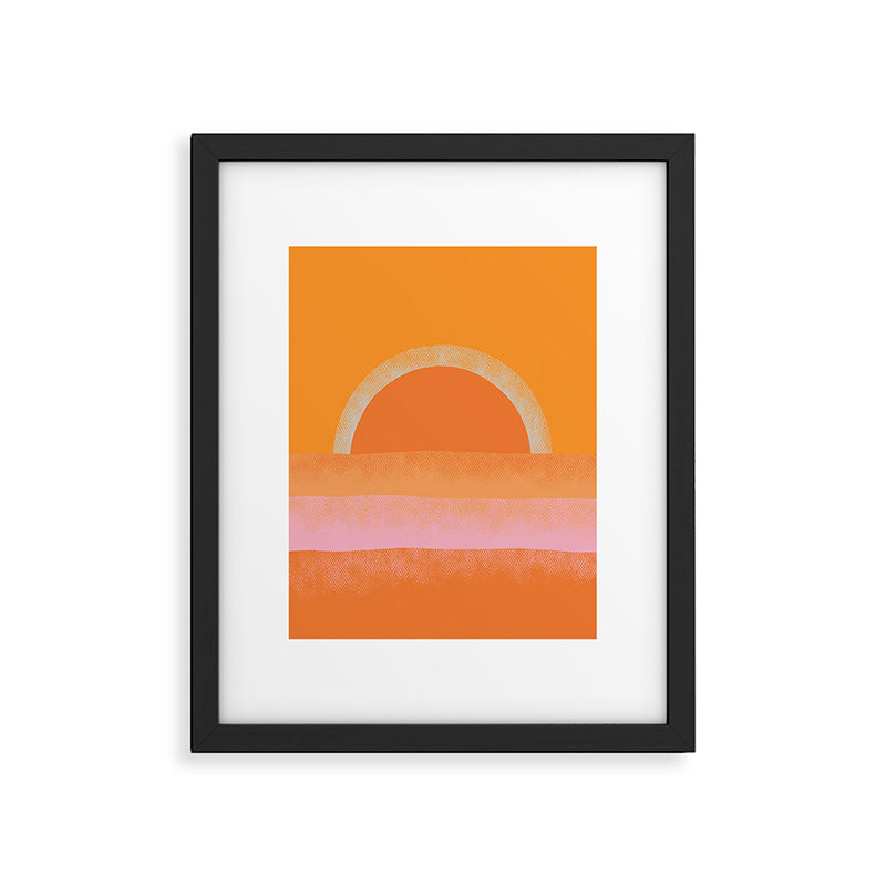 Warm Sunset Framed Art Print Gallery Image 6