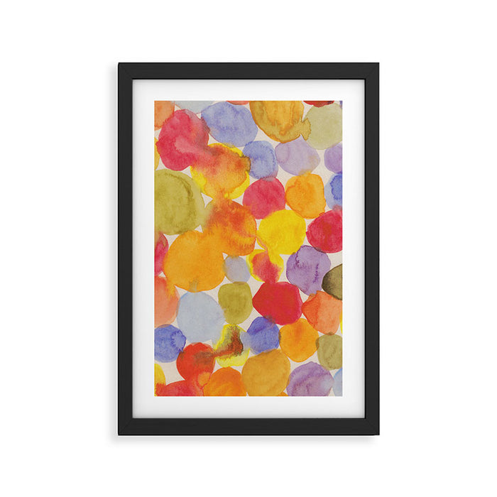 Watercolor Party #1 Framed Art Print Gallery Image 1