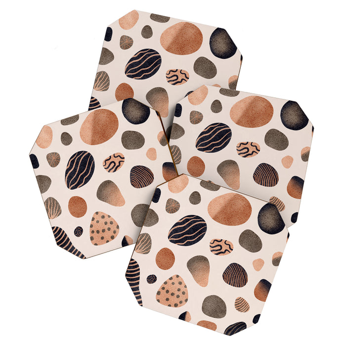 Watercolor Pebbles Coaster Gallery Image 1