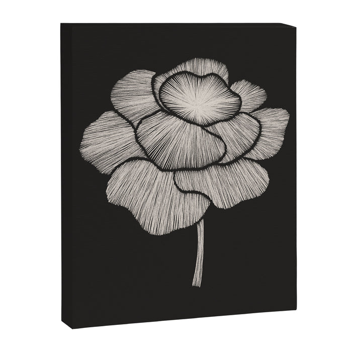 White Peony Canvas Print Gallery Image 1