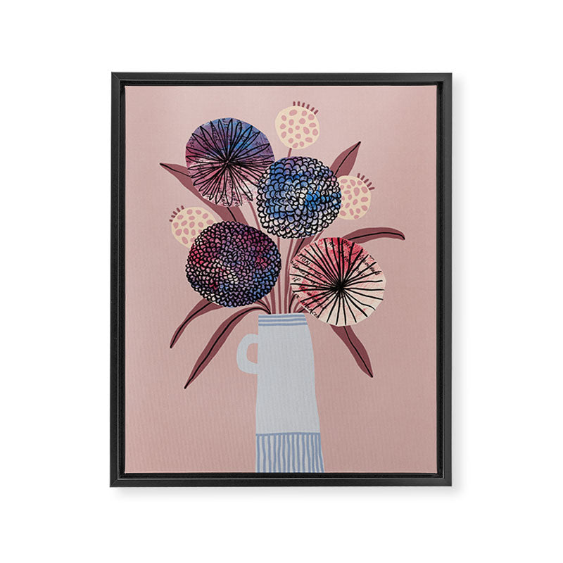 Wildflower Bloom Framed Canvas Print Gallery Image 6