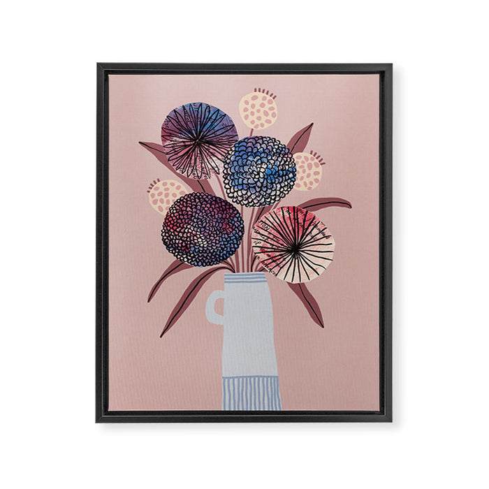 Wildflower Bloom Framed Canvas Print Gallery Image 1