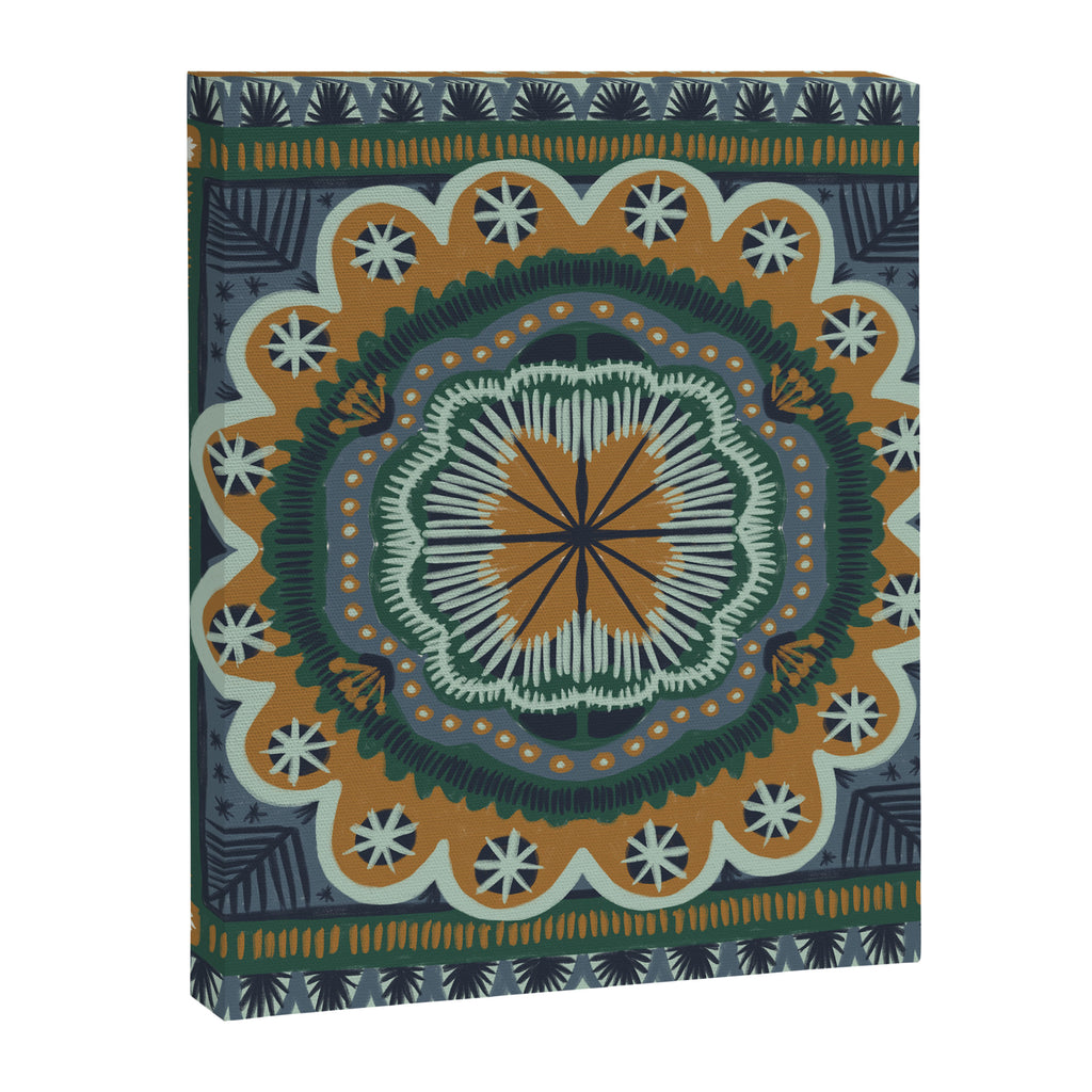 Winter Symmetric Pattern Canvas Print Gallery Image 8