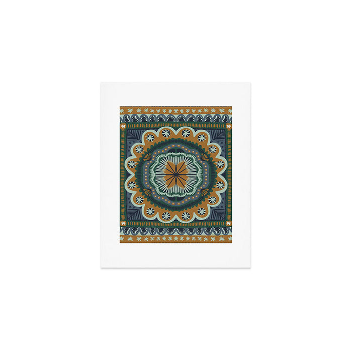 Winter Symmetric Pattern Art Print Gallery Image 1