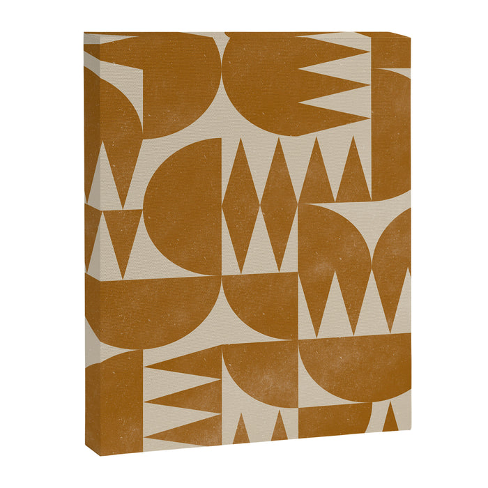 Woodblock Pattern Canvas Print Gallery Image 1
