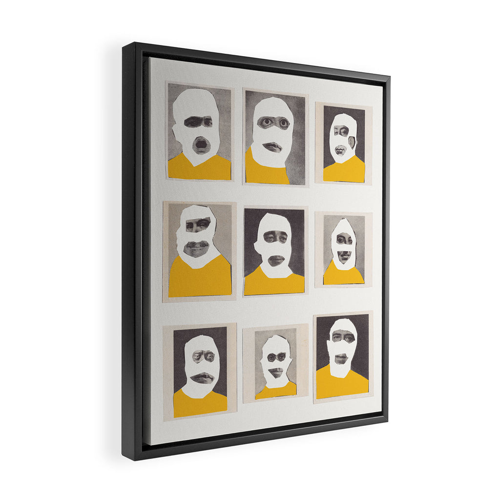 Yearbook #1 / Yellow Uniform Framed Canvas Print Gallery Image 2