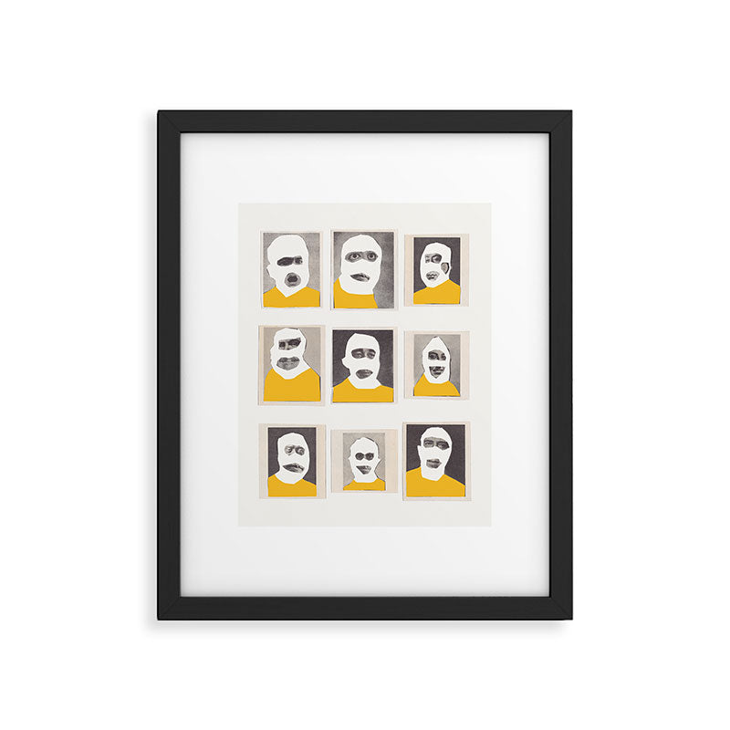Yearbook #1 / Yellow Uniform Framed Art Print Gallery Image 5