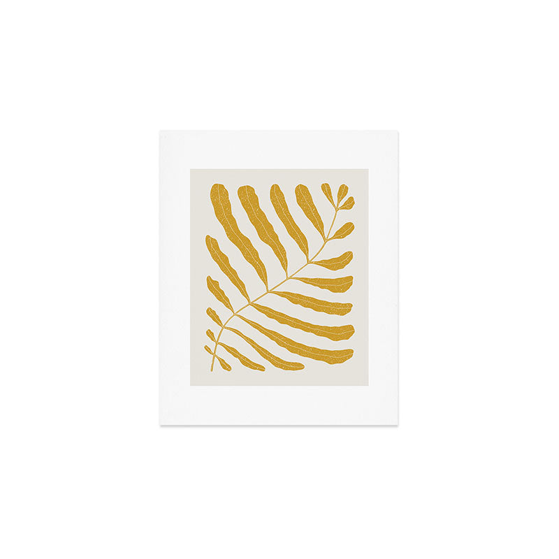 Yellow Plant Art Print Gallery Image 1