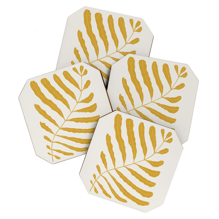 Yellow Plant Coaster Gallery Image 1