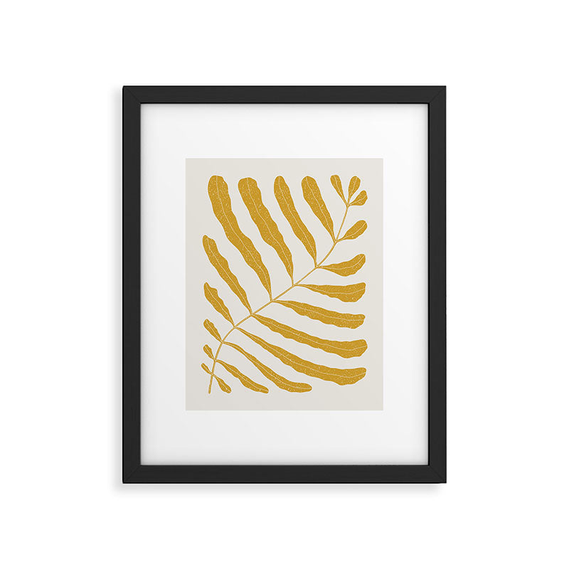 Yellow Plant Framed Art Print Gallery Image 4