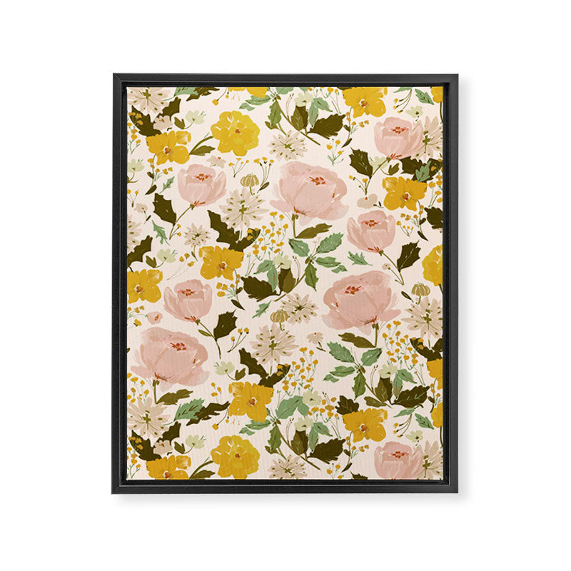 Alice's vintage garden Framed Canvas Print Gallery Image 8
