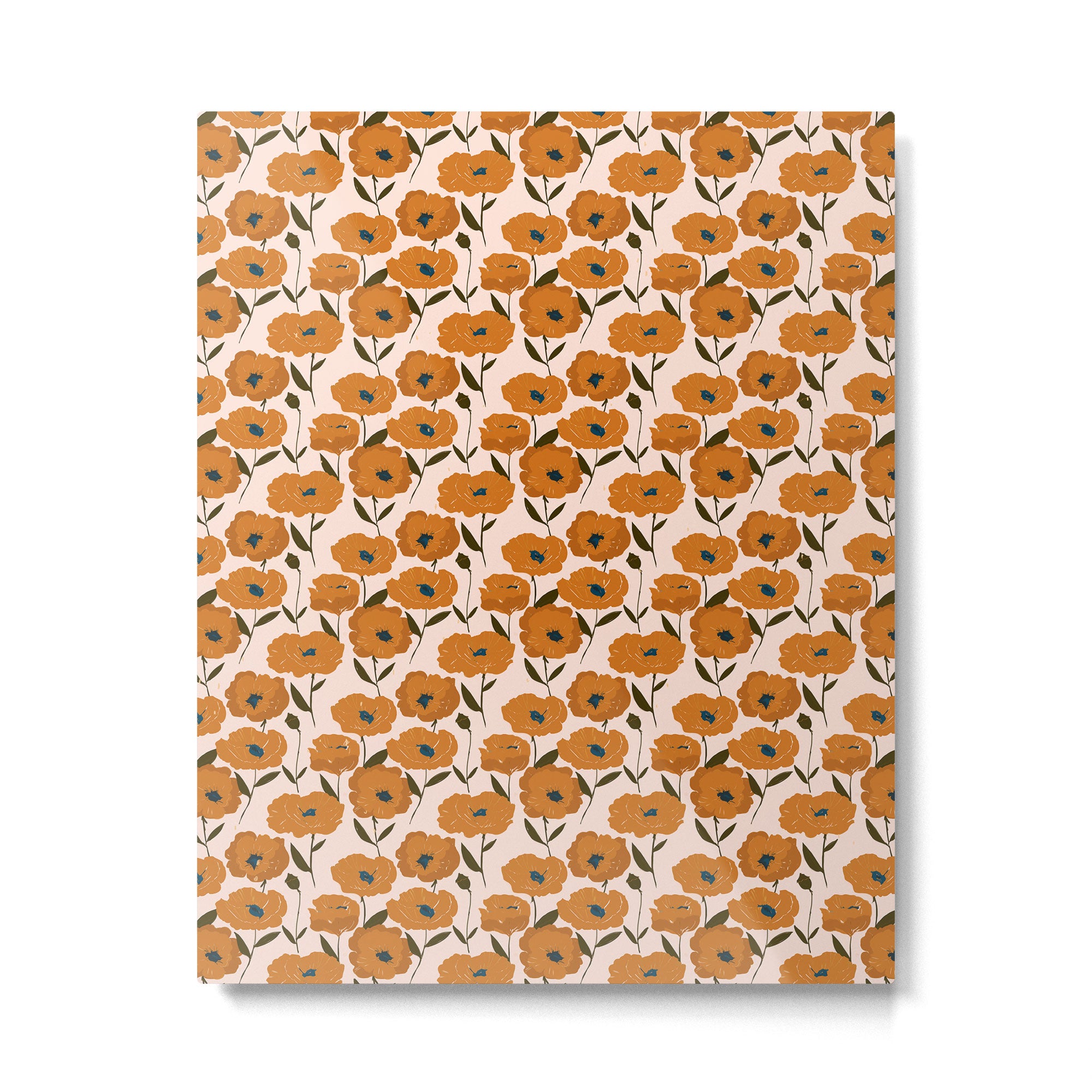 Boho Poppies Metal Print Gallery Image 6
