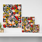 bright & tiny - blue Canvas Print Gallery Image 3