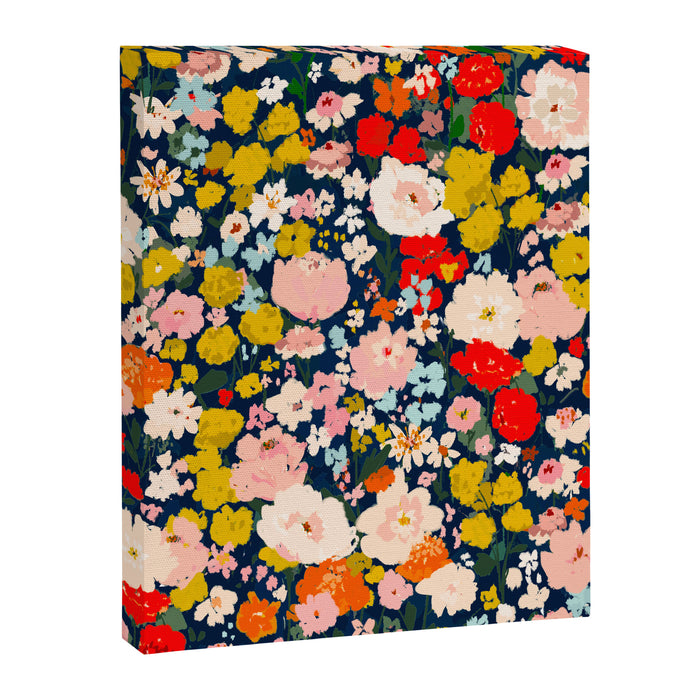 bright & tiny - blue Canvas Print Gallery Image 1