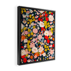 bright & tiny - blue Framed Canvas Print Gallery Image 2