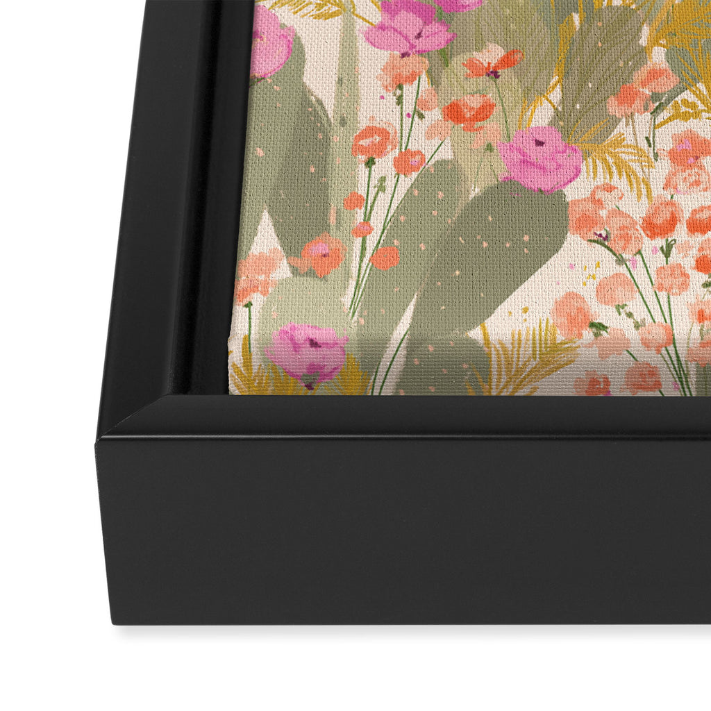 Cactus Garden Framed Canvas Print Gallery Image 3