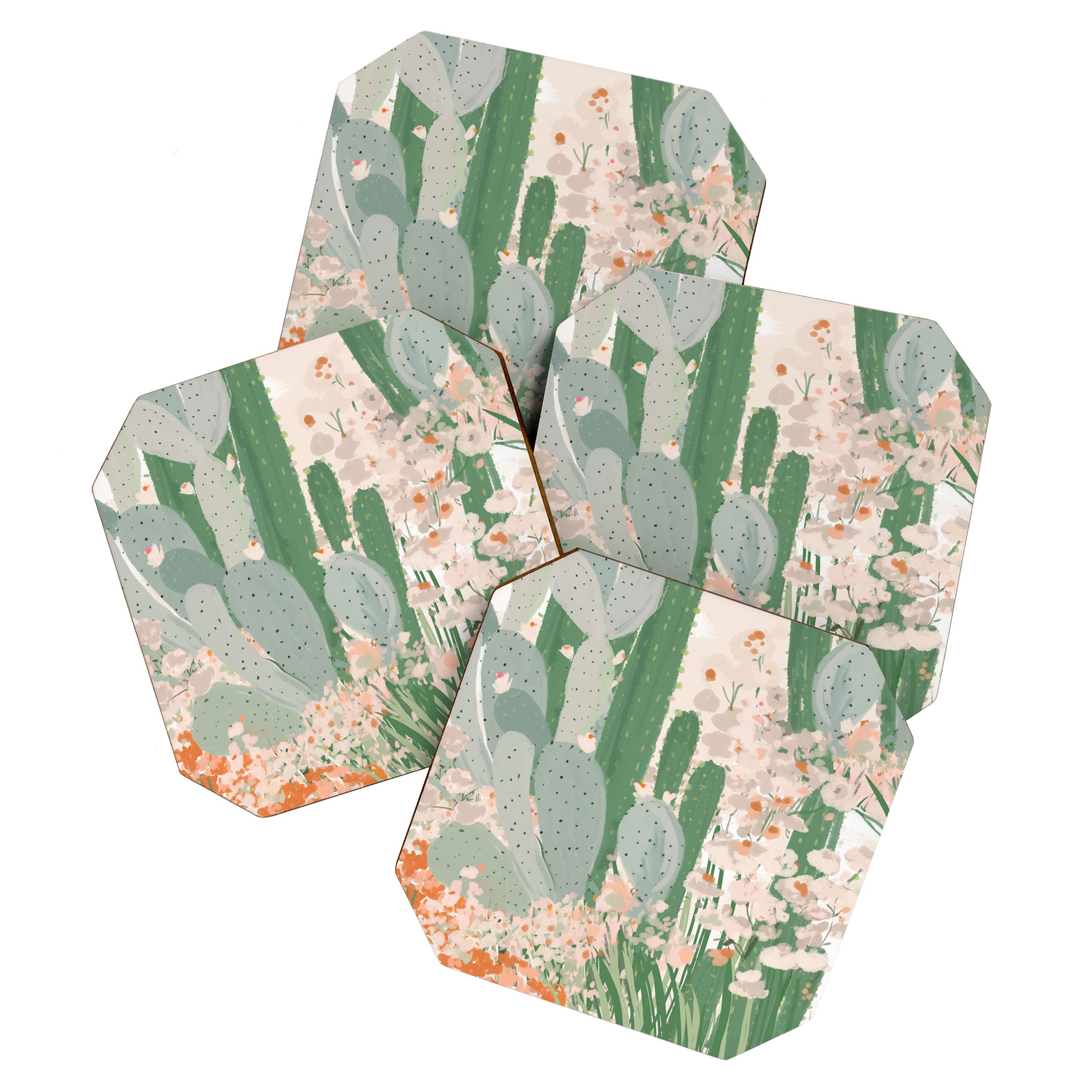 cactus garden Coaster Gallery Image 1