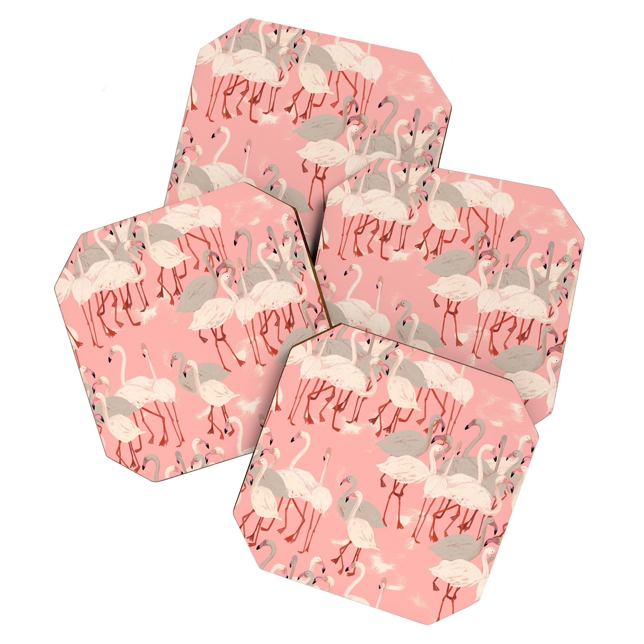 flamingo party Coaster Gallery Image 1