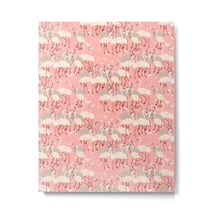 flamingo party Metal Print Gallery Image 1