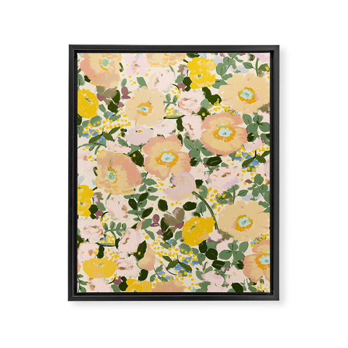 Golden Poppies Framed Canvas Print Gallery Image 1