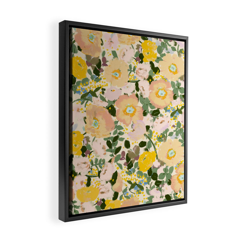 Golden Poppies Framed Canvas Print Gallery Image 2
