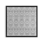 hand drawn deco Framed Canvas Print Gallery Image 3