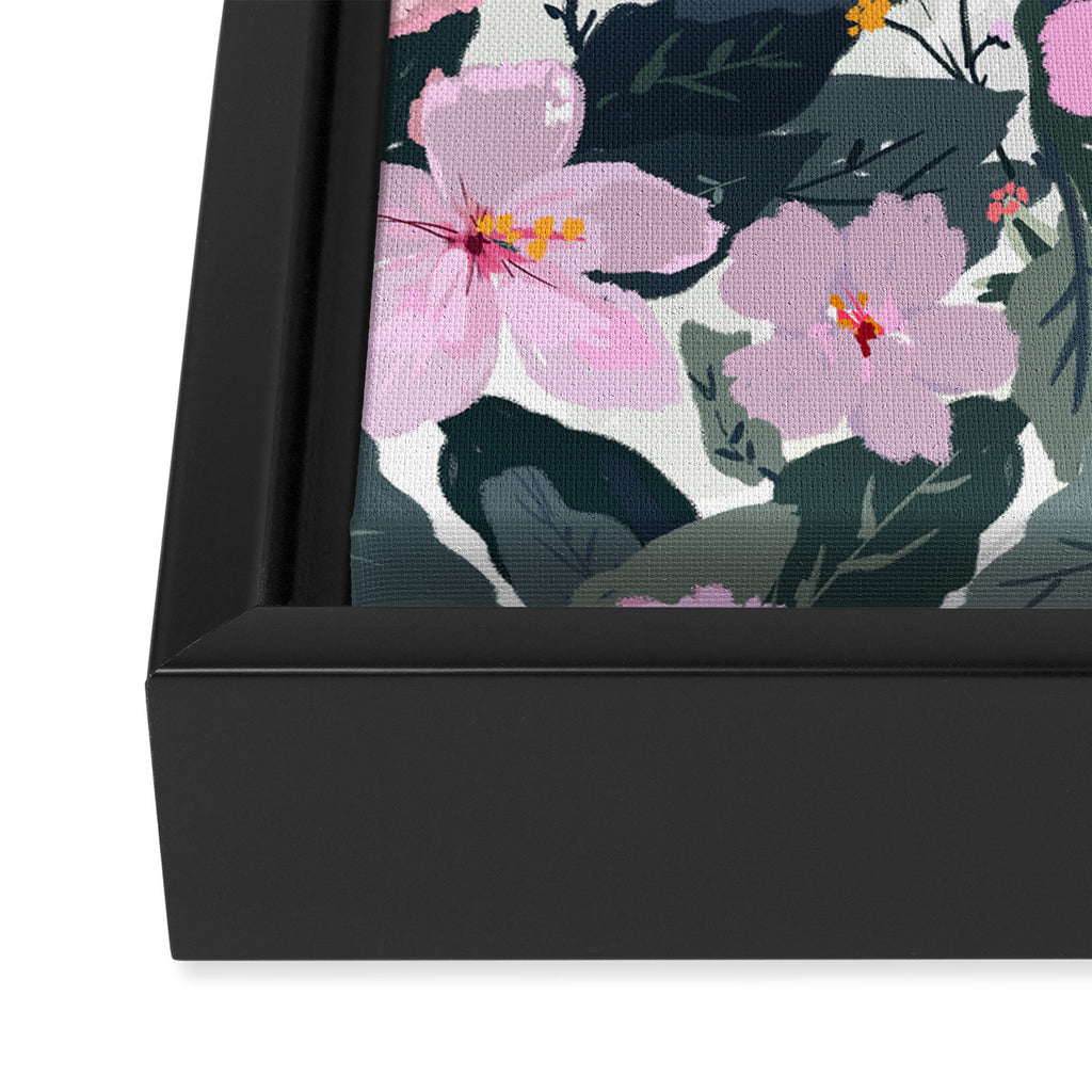 Hi Hibiscus! Framed Canvas Print Gallery Image 3